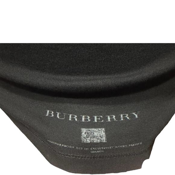 Burberry Brit Size Medium 3/4 Sleeve Black Top EUC {178} - Picture 4 of 11